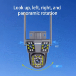 Triple Lens WIFI CCTV Camera - Image 3