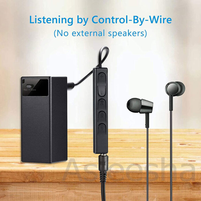 V12 Digital Voice Recorder with 365 Days Standby, 16 Days Recording Time and 750 Hours Storage Capacity - Image 5