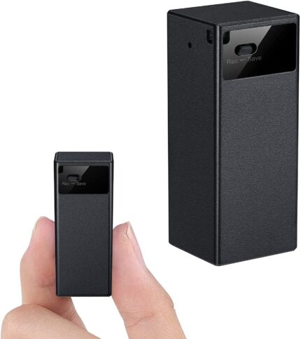 V12 Digital Voice Recorder with 365 Days Standby, 16 Days Recording Time and 750 Hours Storage Capacity
