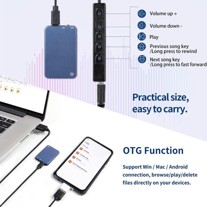 64GB Pocket Voice Recorder 3 Days Backup Hidden Device - Image 3