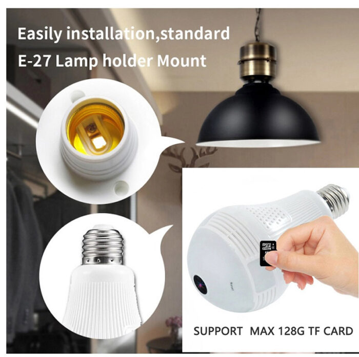 Wifi Spy Bulb Camera Night Vision - Image 2