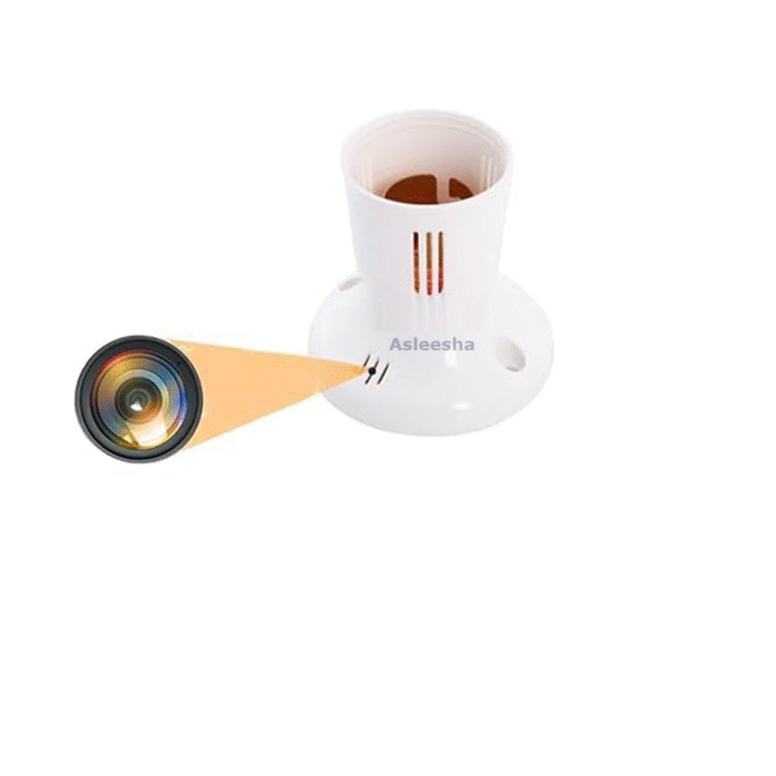 Spy Bulb Holder Camera | WIFI Day Vision Audio Video Recorder Secret Device - Image 1