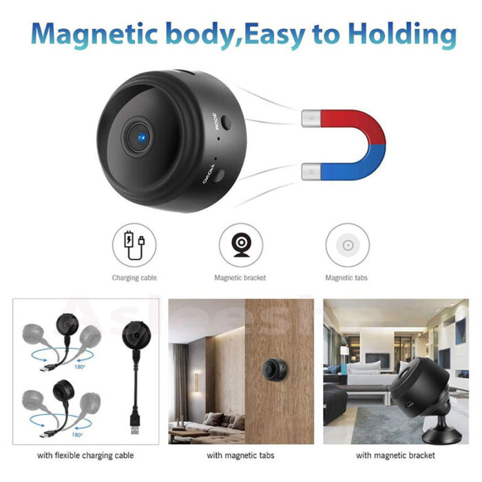4K Wifi Mini Spy Magnet Camera HD - Image 3