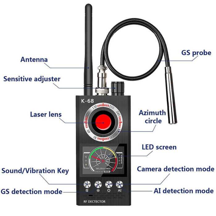 Spy Camera Detector Bug Finder K68 - Image 6