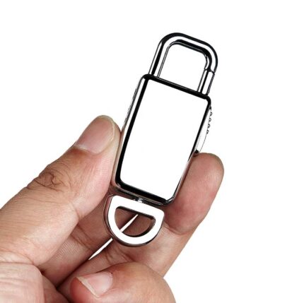 Silver Keychain Voice Recorder