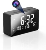 Table Clock Spy Camera With Alarm