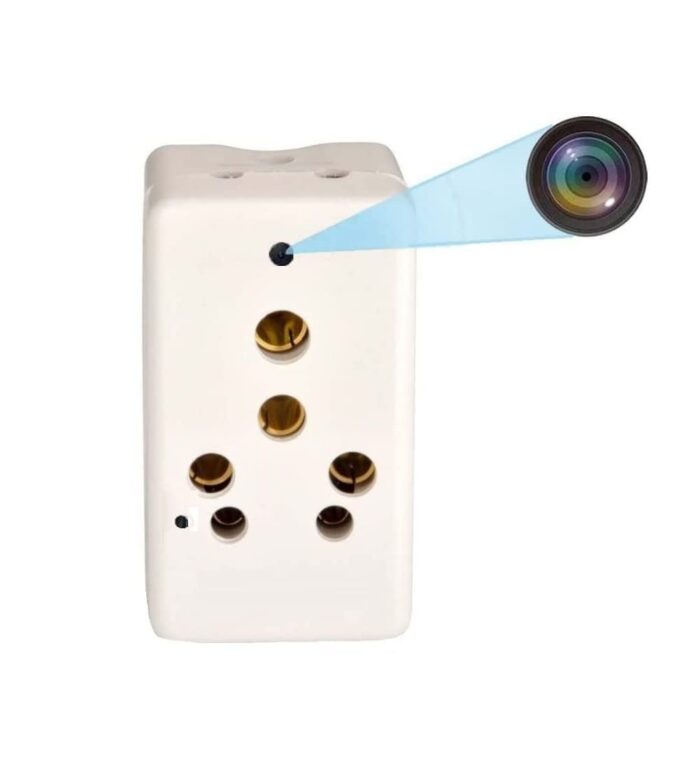 Spy Socket Camera | WIFI 3 PIN Audio Video Recorder Secret Device - Image 1