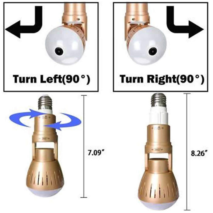 Wifi Bulb Camera For Home And Office - Image 3