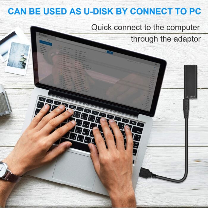 4K Voice Recorder Mini Device with 8 GB Inbuilt Memory - Image 5
