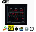 Wifi Digital Wall Clock Spy Camera
